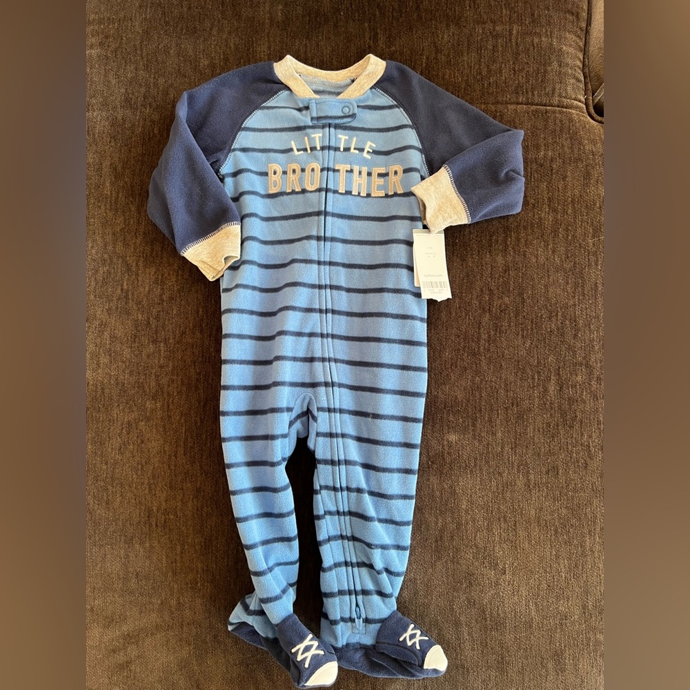 Fleece pajama onesie